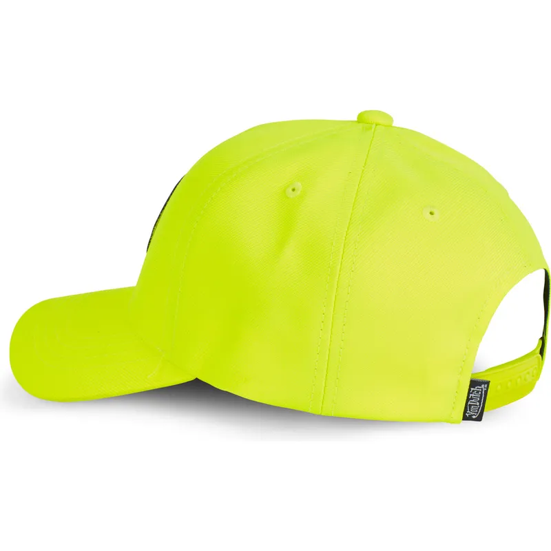 cappellino-curvo-giallo-snapback-kustom-kulture-col-yel1-di-von-dutch