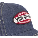 cappellino-curvo-blu-jeans-moto-club-moto-di-von-dutch