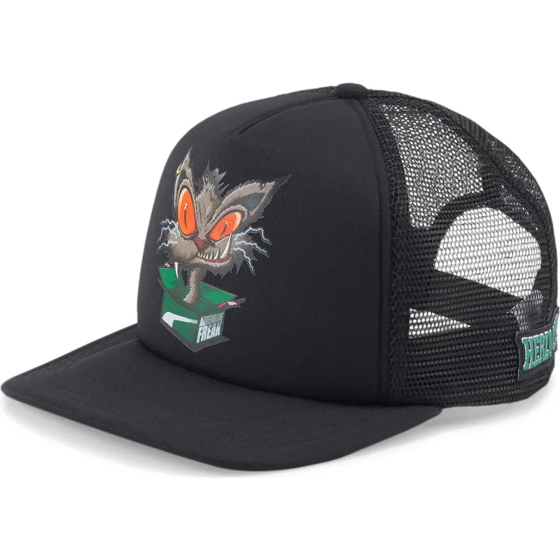 cappellino-trucker-piatto-nero-adrenaline-freaks-hometown-heroes-x-sports-herzo-cats-di-puma