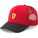cappellino-trucker-rosso-e-nero-sptwr-race-di-ferrari-formula-1-di-puma