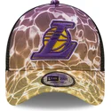 cappelli-curva-multicolore-snapback-a-frame-summer-city-dei-los-angeles-lakers-nba-di-new-era