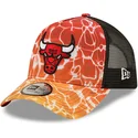 cappellino-trucker-arancione-a-frame-summer-city-dei-chicago-bulls-nba-di-new-era