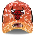 cappellino-trucker-arancione-a-frame-summer-city-dei-chicago-bulls-nba-di-new-era