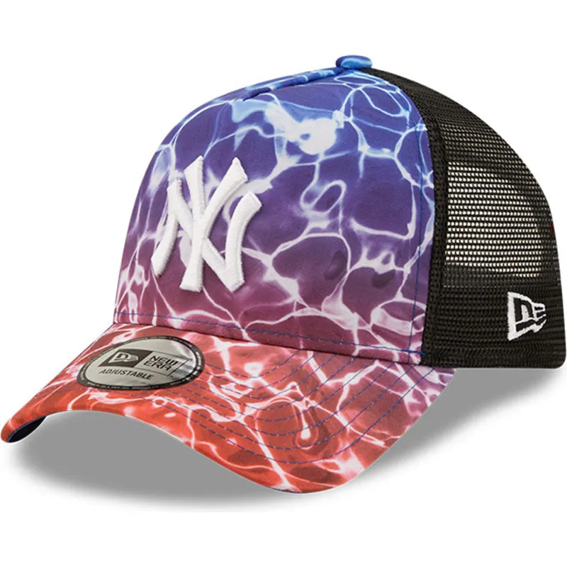 cappelli-curva-multicolore-snapback-a-frame-summer-city-dei-new-york-yankees-mlb-di-new-era