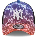 cappelli-curva-multicolore-snapback-a-frame-summer-city-dei-new-york-yankees-mlb-di-new-era