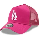 cappelli-curva-rosa-snapback-a-frame-tonal-mesh-dei-los-angeles-dodgers-mlb-di-new-era