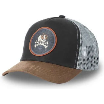 cappellino-trucker-nero-blu-e-marrone-kustom-kulture-skull-sku-di-von-dutch