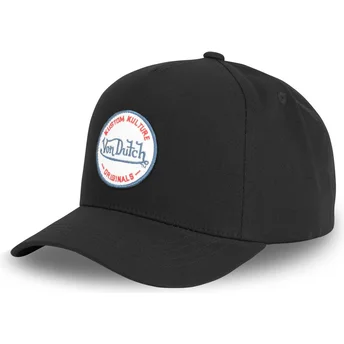 Von Dutch Curved Brim Kustom Kulture COL DBRW Black Snapback Cap