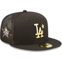 cappellino-trucker-nero-a-visiera-piatta-con-logo-dorato-59fifty-all-star-game-di-los-angeles-dodgers-mlb-di-new-era