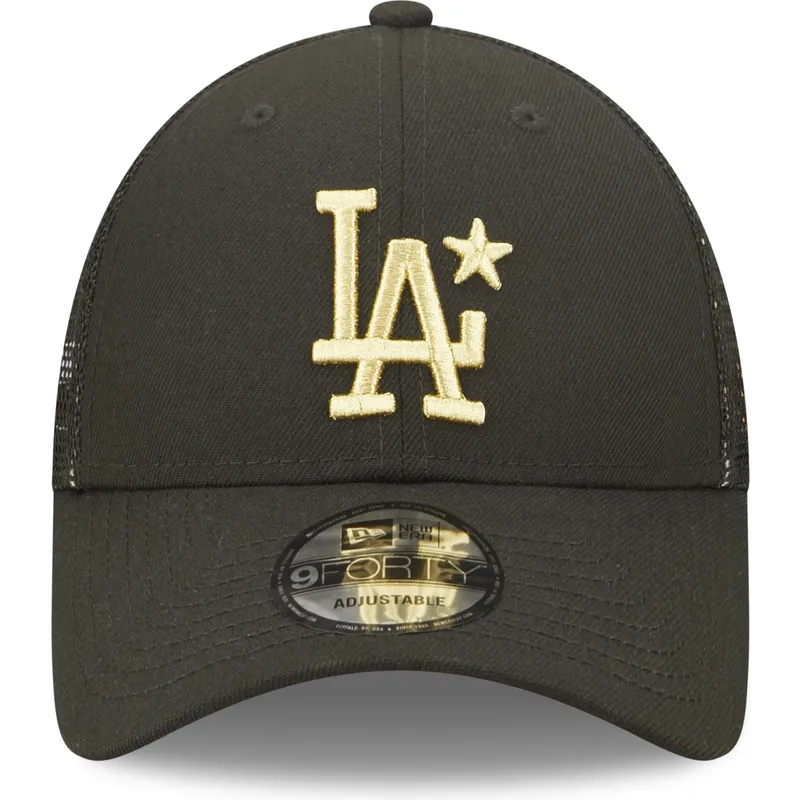 cappelli-curva-nero-snapback-dorado-9forty-all-star-game-dei-los-angeles-dodgers-mlb-di-new-era
