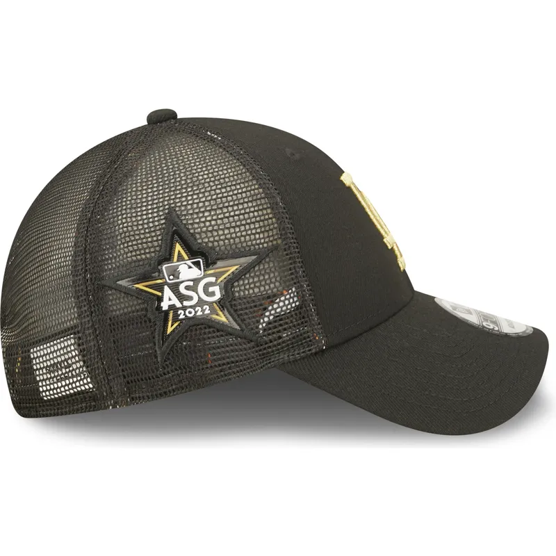 cappelli-curva-nero-snapback-dorado-9forty-all-star-game-dei-los-angeles-dodgers-mlb-di-new-era