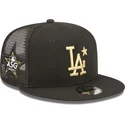 cappellino-trucker-piatto-nero-con-logo-dorato-9fifty-all-star-game-los-angeles-dodgers-mlb-di-new-era