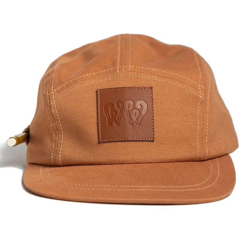 cappellino-6-panel-marrone-regolabile-starfire-ww13-di-wheels-and-waves