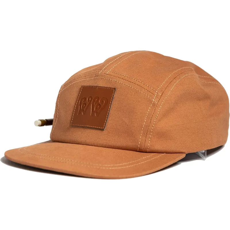 cappellino-6-panel-marrone-regolabile-starfire-ww13-di-wheels-and-waves