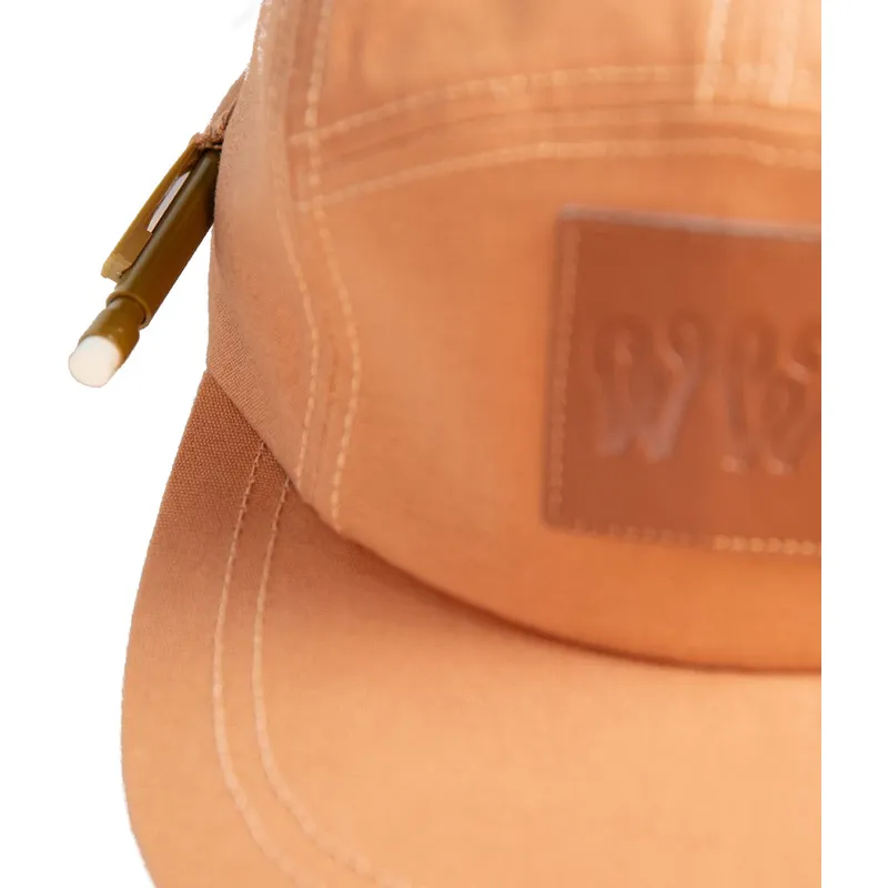 cappellino-6-panel-marrone-regolabile-starfire-ww13-di-wheels-and-waves