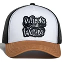 cappellino-trucker-bianco-nero-e-marrone-high-rider-ww16-di-wheels-and-waves