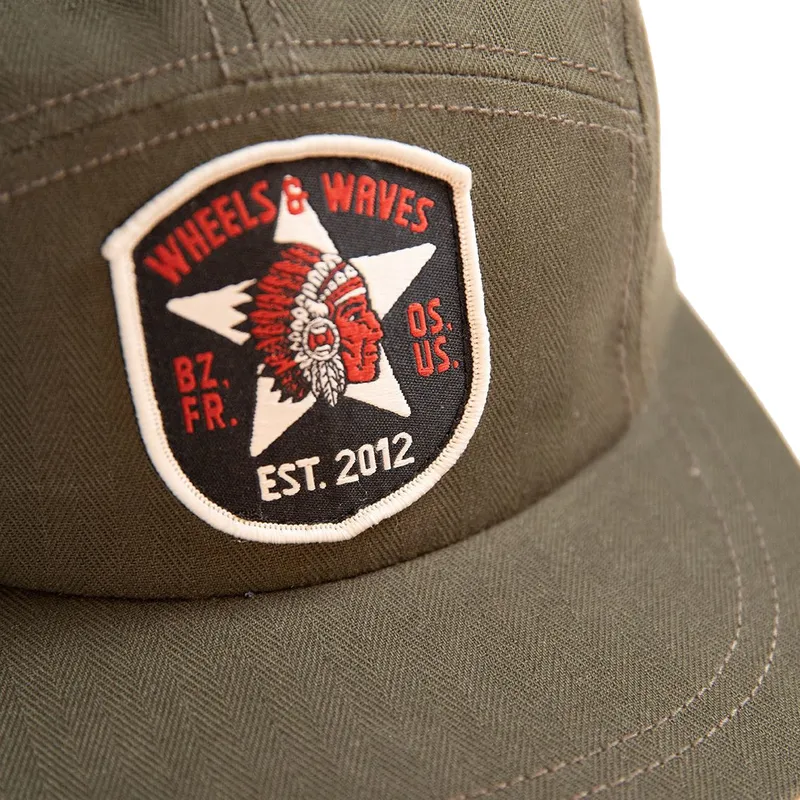 cappellino-6-panel-marrone-regolabile-starfire-ww21-di-wheels-and-waves