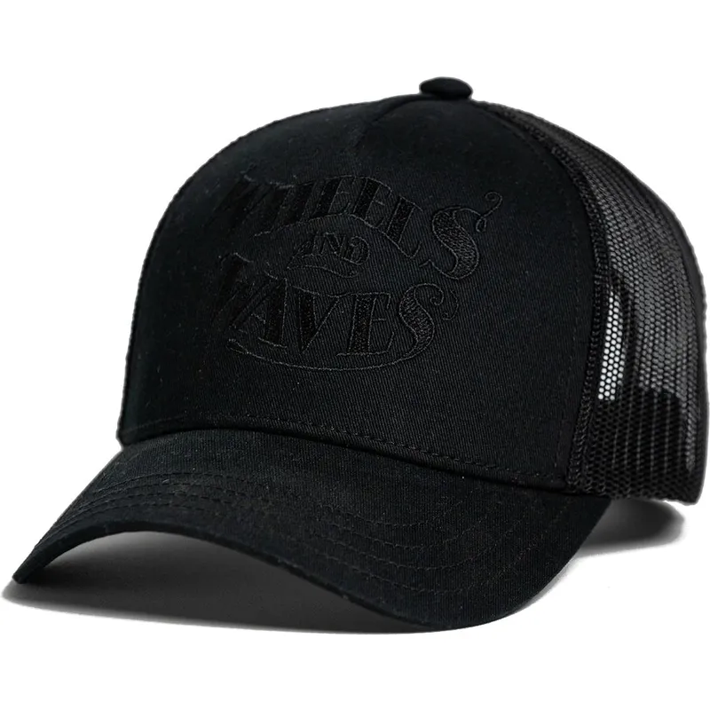 cappelli-curva-nero-snapback-di-wheels-and-waves cappelli-curva-nero-snapback-di-wheels-and-waves