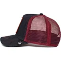 cappellino-trucker-blu-marino-e-rosso-aquila-the-freedom-eagle-the-farm-di-goorin-bros