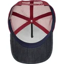 cappellino-trucker-blu-marino-e-rosso-aquila-the-freedom-eagle-the-farm-di-goorin-bros