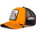 gorra-trucker-arancione-e-nera-tigre-the-white-tiger-the-farm-di-goorin-bros