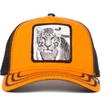 gorra-trucker-arancione-e-nera-tigre-the-white-tiger-the-farm-di-goorin-bros