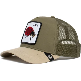 cappellino-trucker-verde-coccinella-the-lady-bug-the-farm-di-goorin-bros