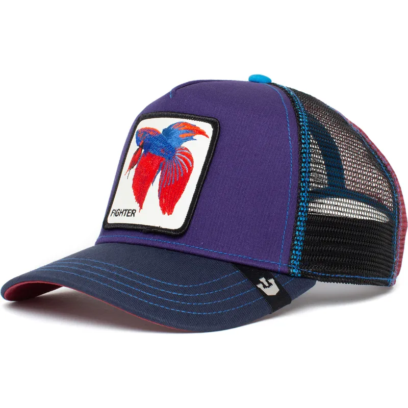cappelli-curva-blu-snapback-pez-luchador-dei-siam-fighter-yes-siam-the-farm-the-farm-di-goorin-bros