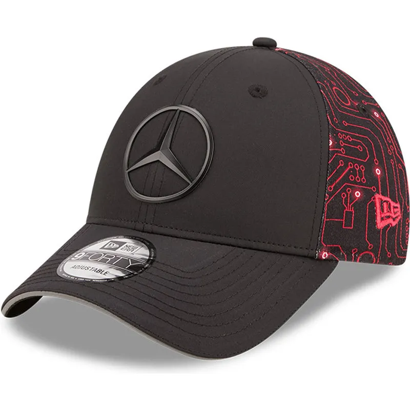 cappelli-curva-nero-cinghia-regolabile-9forty-esports-grand-prix-dei-mercedes-formula-1-di-new-era