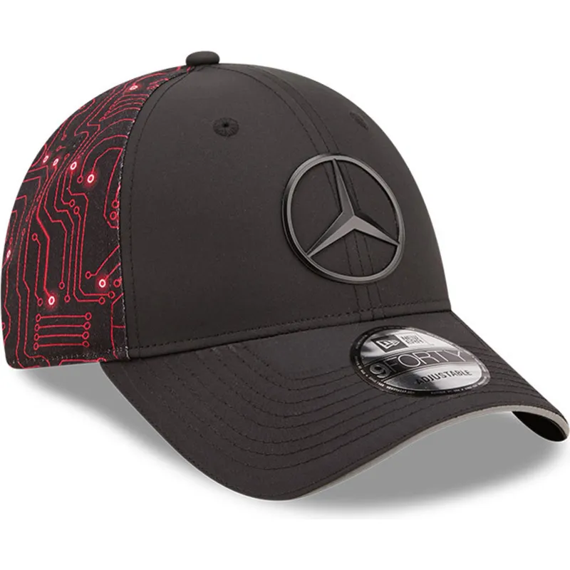 cappelli-curva-nero-cinghia-regolabile-9forty-esports-grand-prix-dei-mercedes-formula-1-di-new-era