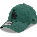 cappellino-verde-con-visiera-curva-regolabile-con-logo-nero-9forty-jersey-essential-dei-los-angeles-dodgers-mlb-di-new-era