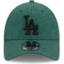 cappellino-verde-con-visiera-curva-regolabile-con-logo-nero-9forty-jersey-essential-dei-los-angeles-dodgers-mlb-di-new-era