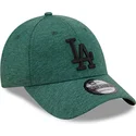 cappellino-verde-con-visiera-curva-regolabile-con-logo-nero-9forty-jersey-essential-dei-los-angeles-dodgers-mlb-di-new-era