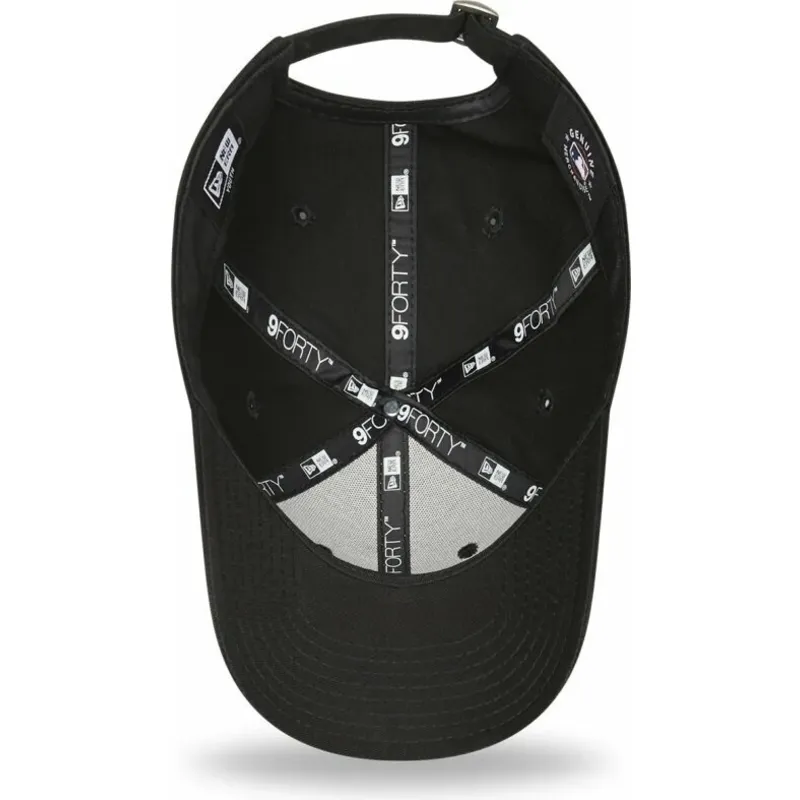 cappelli-curva-nero-cinghia-regolabile-per-bambino-9forty-league-essential-dei-new-york-yankees-mlb-di-new-era