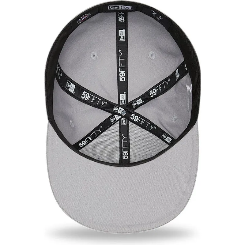 cappelli-piatta-grigio-regolato-59fifty-parche-lateral-world-series-dei-new-york-yankees-mlb-di-new-era