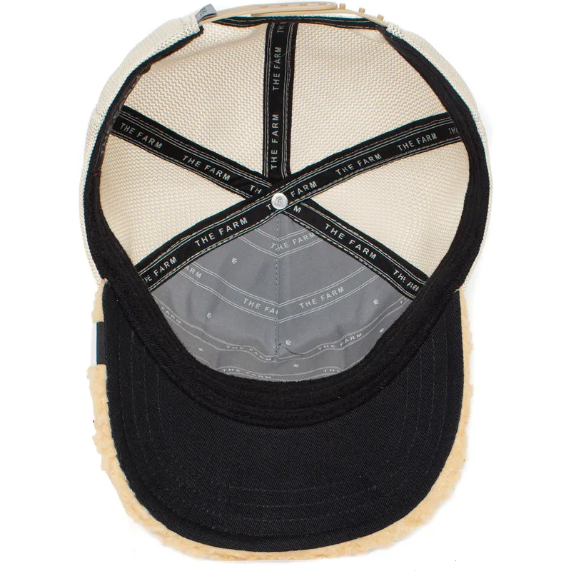 cappelli-curva-beige-snapback-de-borreguillo-oso-dei-peluche-teddy-first-best-friend-the-farm-the-farm-di-goorin-bros