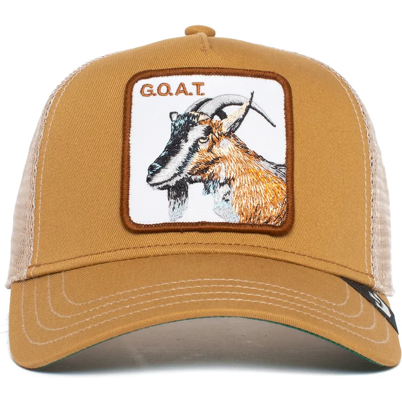cappellino-trucker-marrone-capra-the-goat-the-farm-di-goorin-bros