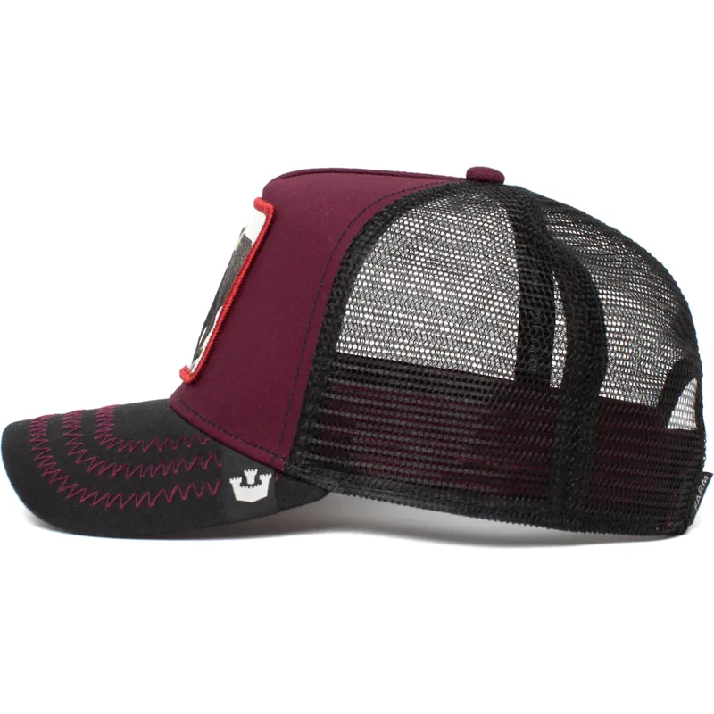 cappelli-curva-rosso-snapback-the-farm-di-goorin-bros