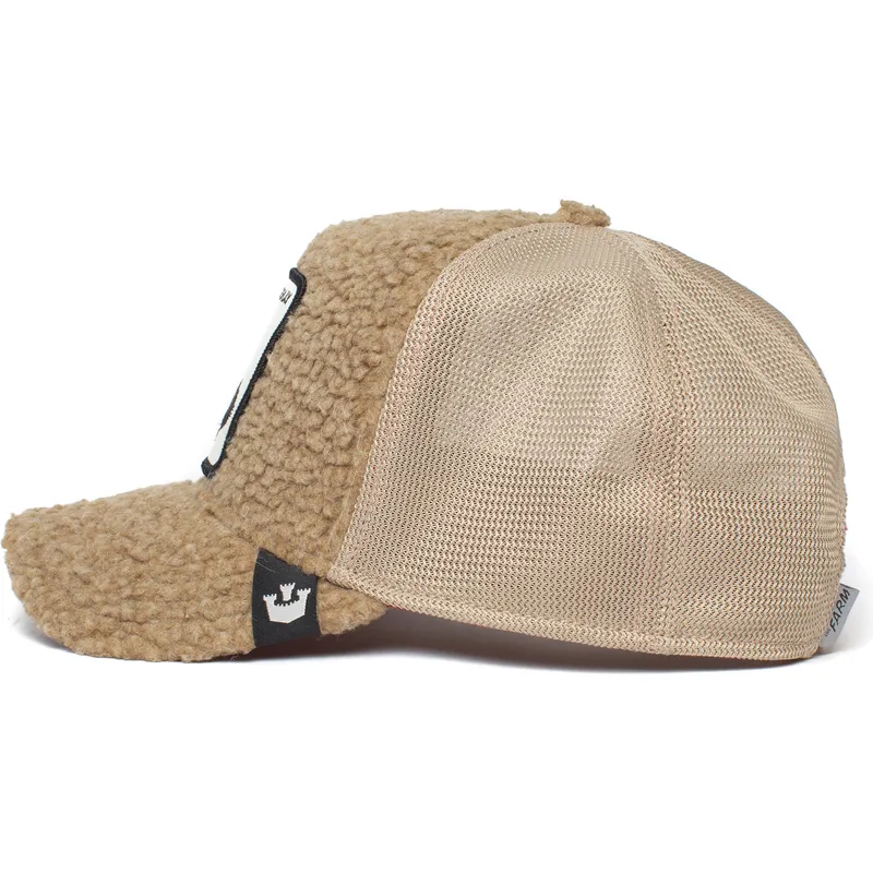 cappelli-curva-marrone-snapback-per-bambino-de-borreguillo-caballo-dei-peluche-horse-play-little-horsey-the-farm-the-farm-di-goo