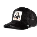 gorra-trucker-nera-in-pelliccia-per-bambino-scimmietta-di-peluche-bananas-little-nanner-the-farm-di-goorin-bros