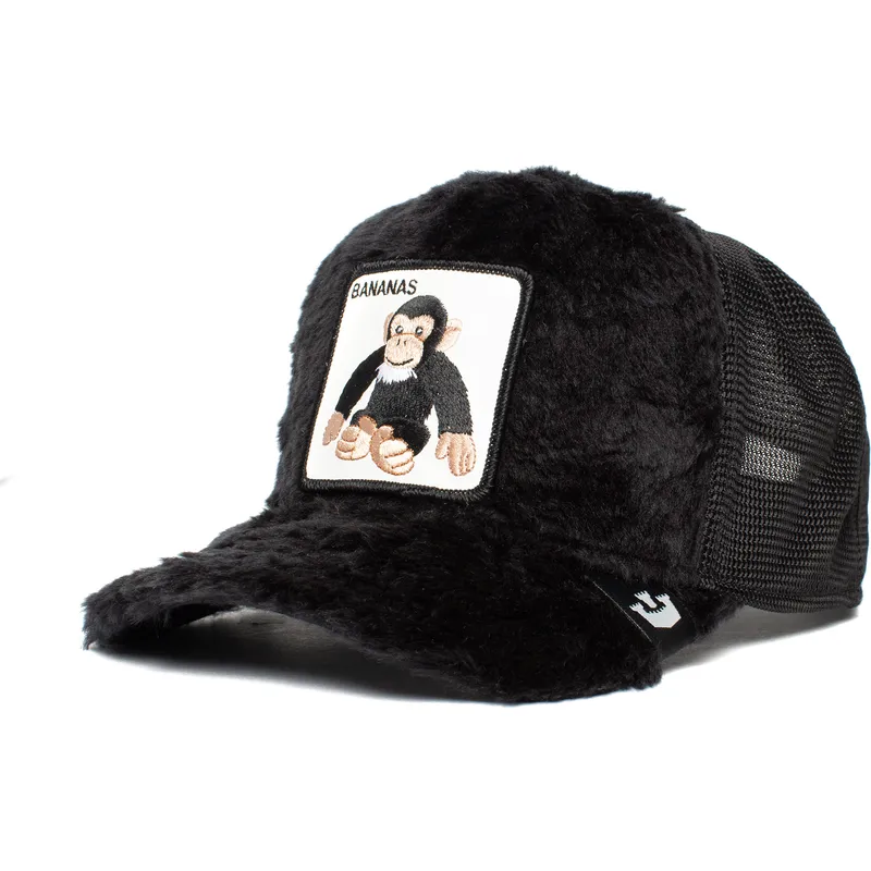 cappelli-curva-nero-snapback-per-bambino-de-borreguillo-mono-dei-peluche-bananas-little-nanner-the-farm-the-farm-di-goorin-bros
