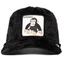 gorra-trucker-nera-in-pelliccia-per-bambino-scimmietta-di-peluche-bananas-little-nanner-the-farm-di-goorin-bros