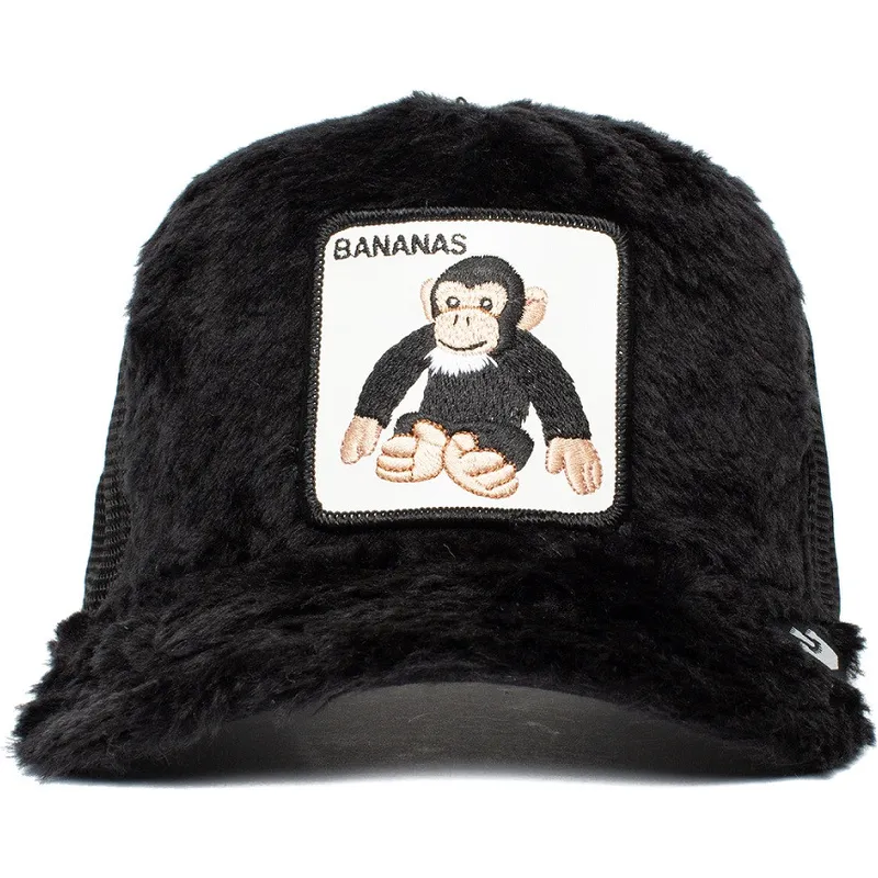 cappelli-curva-nero-snapback-per-bambino-de-borreguillo-mono-dei-peluche-bananas-little-nanner-the-farm-the-farm-di-goorin-bros