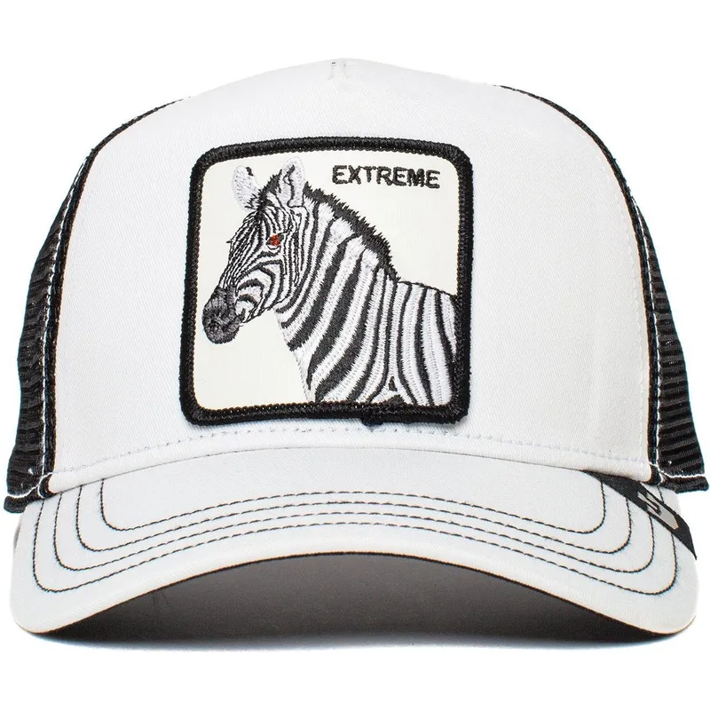cappellino-trucker-bianco-e-nero-per-bambino-zebra-extreme-little-stripe-the-farm-di-goorin-bros