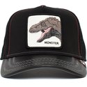 goorin-bros-youth-dinosaur-t-rex-little-monster-the-farm-black-trucker-hat
