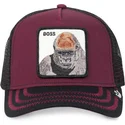 cappellino-trucker-bordeaux-e-nero-gorilla-the-boss-the-farm-di-goorin-bros