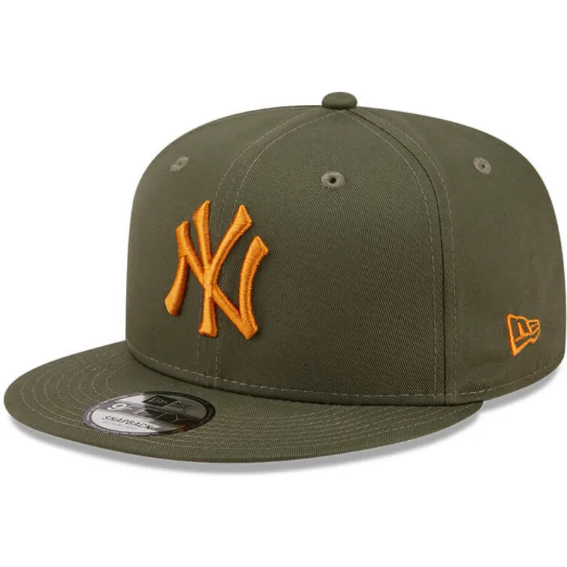 cappelli-piatta-verde-snapback-9fifty-league-essential-dei-new-york-yankees-mlb-di-new-era