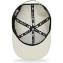 cappello-snapback-beige-a-visiera-piatta-con-logo-arancione-9fifty-league-essential-dei-new-york-yankees-mlb-di-new-era