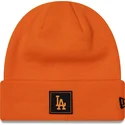 cappelli-arancia-neon-team-cuff-dei-los-angeles-dodgers-mlb-di-new-era