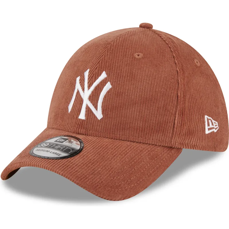 cappelli-curva-marrone-regolato-39thirty-cord-dei-new-york-yankees-mlb-di-new-era
